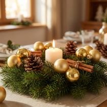 Artikel Mini Weihnachtskugeln Glas Gold Ø 2,5 cm, 22 Stück
