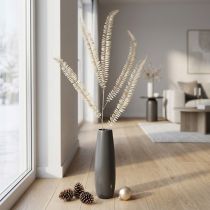 Artikel Künstlicher Farn Weiß-Creme, 4-fach Verzweigt, L120cm