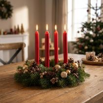 Artikel Stabkerzen Rot Wachs Ø21x170mm 6 Stück Weihnachten