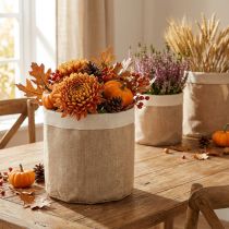 Artikel Jute Übertopf Stoffkorb natur Ø28cm H25cm 3er-Set