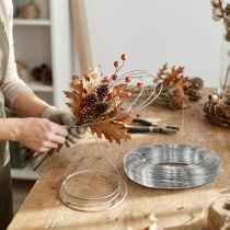 Artikel Aluminiumdraht Silber 1,5mm 1000g für Schmuck, Floristik und Bastelarbeiten