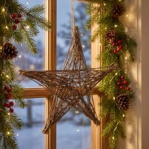 Artikel Weihnachtsstern aus Zweigen zum Hängen 50cm