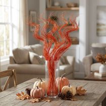 Artikel Ting-Ting Curly Naturzweige 60 cm Orange 40 Stück