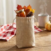 Artikel Jutetasche Geschenksack 20×10×30cm Naturfarben Jute Kunststoff