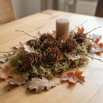 Artikel Zapfen der Zeder rosenförmig geschnitten 4–6cm natur 50 Stück