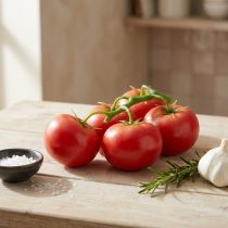 Artikel Künstliche Strauchtomaten aus Kunststoff Ø6cm Rot, 5 Stück für Dekoration