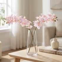 Artikel Künstliche Orchideen Hellrosa Real Touch 58cm 2er-Set