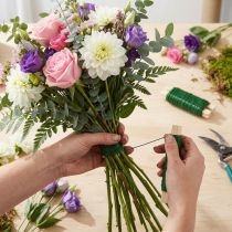 Artikel Floristendraht grün lackiert 100 g Holzrolle Bindedraht