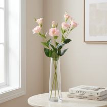 Artikel Lysianthus künstlich Rosa 87,5 cm aus Kunststoff mit 4 Blüten