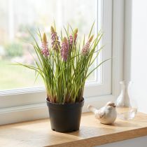 Artikel Hyazinthe Kunstpflanze im Topf 26 cm Rosa aus Polyester und Kunststoff
