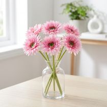 Artikel Künstliche Gerbera Blume aus Kunststoff Rosa 47 cm für Wohn- und Tischdekoration 6St