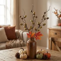 Artikel Künstlicher Eichenzweig mit Eicheln für Herbstdeko 80cm