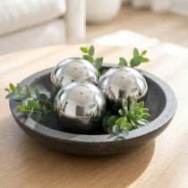 Artikel Kugeln aus Edelstahl Ø6cm Silber 10 Stück Dekoration