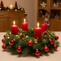 Artikel Mini-Weihnachtskugeln Ø2,5 cm Rot Matt und Glänzend aus Glas 22 Stück