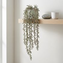 Artikel Sukkulenten-Ranke künstlich 114cm Grün mit Bronze-Metallic-Perlen