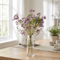 Artikel Kunstblumenstrauß Seidenblumen Lila 51 cm für Dekoration