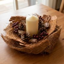 Artikel Palmfaser Natur 1kg für Dekorationen, ca. 25–50cm