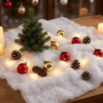 Artikel Schneedecke aus Polyester flammenverzögert 250x100cm weiß