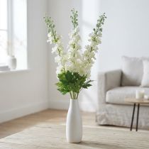 Artikel Delphinium Weiß Künstliche Seidenblumen 80 cm 3 Stück