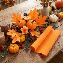 Artikel Floristen-Krepppapier Hellorange 50x250 cm für Bastelarbeiten und Dekorationen