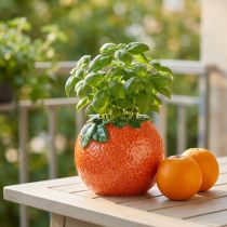 Artikel Mediterrane Keramikvase Orange Ø9 cm