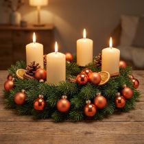 Artikel Mini Weihnachtskugeln Glas Orange Ø2,5cm 22 Stück