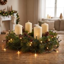 Artikel Lichterkette Innen 45 LEDs Warmweiß 2m Grün