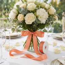 Artikel Geschenk- und Dekoband aus Polyester 40mm x 50m Apricot