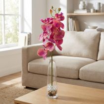Artikel Künstliche Phalaenopsis Orchidee 78cm Fuchsia Grün aus Kunststoff