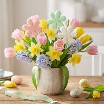 Artikel Blumenstecker Blüte Ø8,5cm Pastellfarben 12 Stück