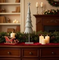 Artikel Deko-Tannenbaum aus Metall mit Stern 74 cm für Innenbereich