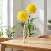 Artikel Allium Gelb Künstlich 80cm, Ø14,5cm, 2 Stück
