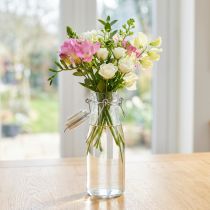 Artikel Glasflasche mit Keramik- und Metallverschluss Ø8 cm H24 cm