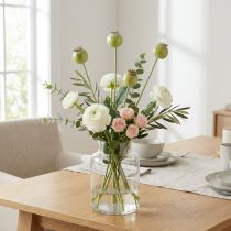 Artikel Mohnblumen künstliche Dekoration 61 cm Grün 3 Stück
