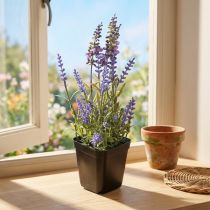 Artikel Künstlicher Lavendel im Topf Kunstpflanze 25 cm Lila-Grün
