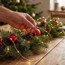 Artikel LED-Lichterkette für innen und außen, 180 LEDs, 8,95 m, warmweiß