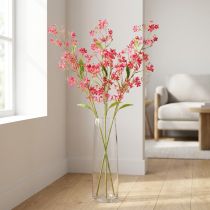 Artikel Künstlicher Blütenzweig Oncidium Orchidee 112cm Pink 3er Set