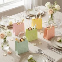 Artikel Geschenktüte Papier 12cm Florales Design Pastell 12 Stück