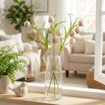 Artikel Kunstblume Schachblume 60cm Rosa 3er-Set für Wohnräume