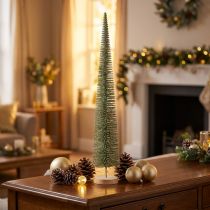 Artikel Deko Tannenbaum künstlich mit Holzsockel 80cm grün