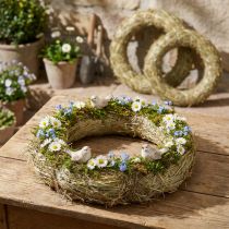 Artikel Heukranz aus Naturmaterial Ø 31-32 cm 5-teiliges Set für Tischdekoration