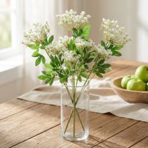 Artikel Künstliche Wilde Möhre Wiesenblume 76cm 3St Weiß Grün