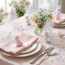 Artikel Deko-Figur Baby Rosa und Blau aus Polyresin, 4,5cm, 2er-Set