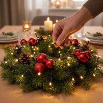 Artikel LED-Lichterkette mit 120 LEDs, 9 m, warmweiß, schwarz, für Innen und Außen