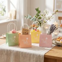 Artikel Geschenktüte Papier mit Aufdruck "Eine Tüte Glück", 12 cm, 12 Stück, bunt