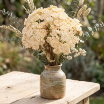 Artikel Schafgarbe künstlich Creme Kunstblume 30 cm 6 Stiele