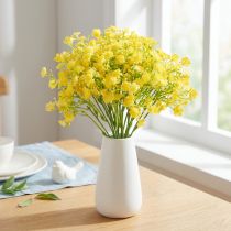 Artikel Gypsophila Kunstblume Gelb 4 Stiele 46cm