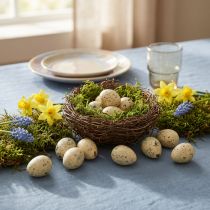 Artikel Ausgeblasene Wachteleier Creme 3cm 50 Stück für Osterdeko