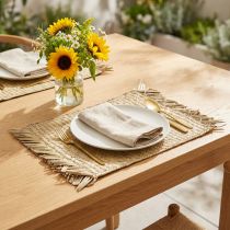 Artikel Tischset Seegras rechteckig 33×48cm Natur Handgeflochten
