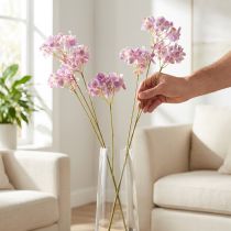 Artikel Hortensie Kunstpflanze 110 cm zartrosa 2 Stück Polyester